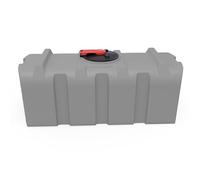 Varile Tanque de agua potable resistente al transporte de 500 L, sin BPA, rosca de latón integrada de 3/4", fabricado en la UE, apto para alimentos (gris)