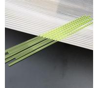 Varilla acrílica para manualidades. Varillas acrílicas multicolores de 20 piezas, varillas colores, palitos piruletas, adornos for pasteles caramelo 3mm, manualidades modelo DIY(Green,3x150mm)