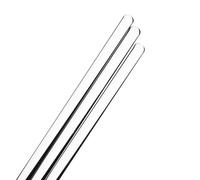 Varilla agitadora de vidrio transparente de alta calidad, 100 mm x 6 mm, varilla agitadora de vidrio de borosilicato for mezclar líquidos en laboratorio, 4 unidades