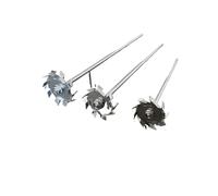 Varilla agitadora inoxidable, Juego de varillas agitadoras de disco de dispersión for agitador de cabeza, acero inoxidable 304, 3-12 cm(3cm disk with rod)