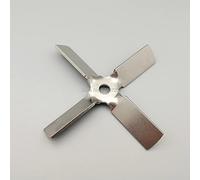 Varilla agitadora superior, Hélice de cuatro palas acero inoxidable 304 for mezclador laboratorio, varios tamaños(60mm)