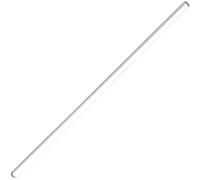 Varilla agitadora transparente 100 varillas agitadoras de cabeza redonda transparentes borosilicato alta pureza, barras guía flujo sólido for equipo enseñanza