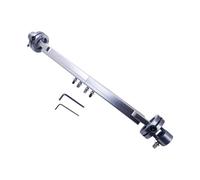 Varilla conectora de pedal de doble patada de metal, pieza de repuesto de varillaje de tambor estilo abrazadera, 37, 5 x 4, 6 cm para bateristas, kits de práctica y preparación de ensayo Varilla de de