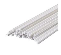 Varilla cuadrada de plástico ABS de 500 mm de largo y 3-5 mm de lado. Ideal for crear maquetas, manualidades y decoraciones.(Side length 4mm (25pcs))