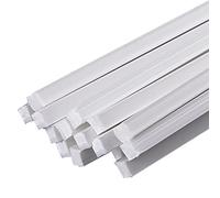 Varilla cuadrada de plástico ABS de 500 mm de largo y 3-5 mm de lado. Ideal for crear maquetas, manualidades y decoraciones.(Side length 5mm (15pcs))