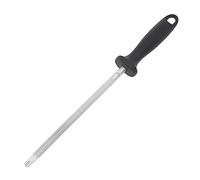 Varilla de afilado de acero de carbono profesional con varada de cuchillo de cocina de alta dureza Stick con mango ergonómico para cocinas y cocinas comerciales Mango de plástico