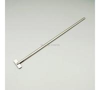 Varilla de agitación superior, Herramienta de mezcla de laboratorio con cuchilla móvil recta de acero inoxidable, varios tamaños, 1 unidad(30x6x300mm)