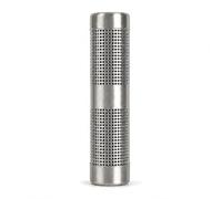 Varilla de agua de cristal de 7 chakras, tubo perforado de acero inoxidable 304 con relleno de virutas de color, accesorio reutilizable para la rutina diaria, regalo de meditación para amantes (1