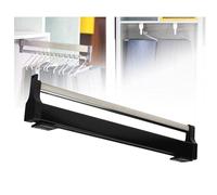 Varilla de Armario Extensible: Pantalones de Vestuario Ajustables RATATA Y CRIMINACIÓN DE Ropa, RAILLO DE CUNDA del SALVACIÓN, 30-80 CM (19.7 Pulgadas) para Almacenamiento eficiente LWX