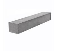 Varilla De Barra Cuadrada De Acero Inoxidable 304, 3mm, 4mm, 5, 6, 8, 10, 12, 15, 16, 18, 20mm De Longitud, Eje Lineal De Acero De 100mm, 1 Uds.(10 * 10 * 100mm)