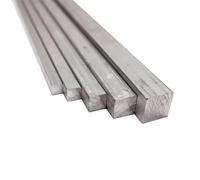 Varilla De Barra Cuadrada De Acero Inoxidable 304, 5mm, 6mm, 8mm, 10mm, 12mm, 16mm -60mm De Longitud, 100mm, 200mm, 300mm, 400mm, 500mm, Eje Lineal De Acero, 1 Uds. (Color : Length 100mm 1pc, Size :
