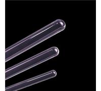 Varilla de borosilicato 10 Uds. Varillas de drenaje vidrio cabeza redonda laboratorio 7/8/10mm diámetro, barra agitación, agitador adecuado for vasos(7x200mm)