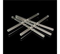 Varilla de borosilicato Varilla agitadora de vidrio borosilicato, varillas drenaje diámetro 5/7/8/10mm for laboratorio vasos, agitadores cóctel transparentes, 10 Uds(10x400mm)