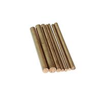 Varilla de bronce, palo redondo de bronce alto de alto almidón, roca QBE2, vara de cobre sólido, 200 mm de largo-10mm * 200mm