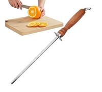 Varilla de bruñido | Herramienta de afilado: varilla de afilado multiusos de mano de 12 pulgadas para taller al aire libre, Camping, hogar, caza, cocina