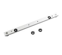 Varilla de calibre para sierra mesa con carril deslizante inglete aleación aluminio herramienta práctica carpintería fácil operar larga vida útil