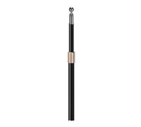 Varilla de cámara extensible de hierro de doble cabeza de 25 a 40 cm, rosca de 1/4 pulgadas, montaje giratorio para equipos móviles de transmisión en vivo, barra de montaje telescópica de hierro para