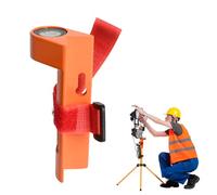 Varilla de Centrado, Nivel Burbuja Pequeño de Fibra de Carbono, Nivel de Burbuja de Aleación de Aluminio, para Balanza de Agua en Ángulo Recto, Nivelador de 90 con Correa de 20 cm