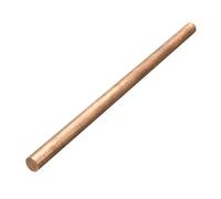 Varilla De Cobre Barra redonda de cobre 3/4/5/6/8/10/12 mm diámetro for fresado metales, soldadura, longitud 50-300(6x200mm 1pcs)