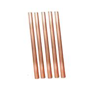 Varilla de cobre macizo Barras de cobre 3 a 30 mm diámetro, 1 a 10 unidades, sólidas, metal, for varios ejes, manualidades, modelos aviones, barcos y coches, longitud 50-300(10x200mm 1pcs)
