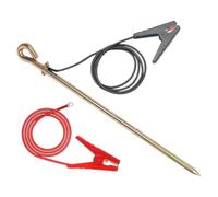 Varilla de Conexión a Tierra para Generador, Alambre de Cerca Eléctrica, 3 Uds.