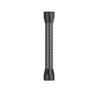 Varilla de conexión de cámara de fibra doble 1/4-20 hembra para un montaje suave entre soportes de coche, extensión de adaptador de palo selfie de fibra de carbono