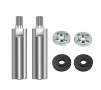 Varilla de Conexión de Extensión de Amoladora Angular, Eje de Extensión de Pulidora Rotativa de Rosca M10 con Tuerca de Seguridad de Brida, Varilla Alargadora de Extensor de Amoladora Angular(PC 1)