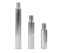 Varilla de conexión de rosca plateada M 14 Amoladora angular Extensión Pulidora Accesorios 75mm/100mm/140mm Eje de Extensión Rosca Giratoria