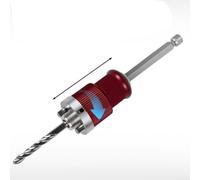 Varilla de conexión hexagonal de liberación rápida de 8,6 mm, construcción de metal para una rápida eliminación de virutas, compatible con aluminio, hierro, acero, PVC, madera