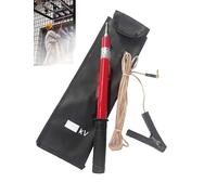 Varilla de descarga aislada con alambre de cobre, 3,2/4,9/6,6 pies, for mantenimiento de líneas y pruebas eléctricas.(35kv-1.5meter)