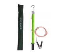 Varilla de Descarga, Varilla de Descarga aislada de Alto Voltaje, Varilla de Seguridad eléctrica portátil de 110 kV, Herramienta de Descarga Directa de Resina epoxi, Cable de Cobre de 2 m y