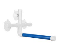 Varilla de Ducha para Loros, Percha para pájaros para Mascotas con ventosas Resistentes, Material de PVC Resistente a los arañazos para bañarse y Tomar el Sol, 25x22x16cm, 194g