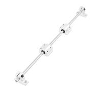 Varilla de eje de carril lineal CNC de 400 x 8 mm + 2 piezas SC8UU Conjunto de bloque de rodamiento deslizante con 2 piezas de soportes de varilla para impresoras 3D, máquina de grabado, etc.