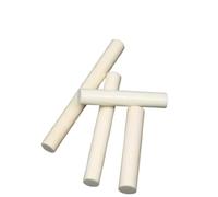 Varilla de émbolo de cerámica de alúmina, eje agitador de corindón de 100 mm x 3,5-20 mm con diseño de pasador, 4 piezas(16x100mm)