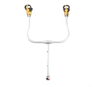 Varilla de extensión con barra de pulverización de doble boquilla, soporte ajustable y conexión sellada de doble arandela para una mejor cobertura y e pulverización (C)