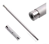 Varilla de extensión de 26 cm para SDS Plus para taladro de martillo giratorio con adaptador de liberación rápida, tratamiento de textura moleteada para un manejo seguro en diferentes condiciones