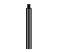 Varilla de extensión de aleación de aluminio de 12 mm de diámetro, adaptador de tornillo hembra a macho para trípode y soportes de luz de relleno, extensión de aleación de aluminio negro