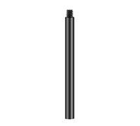 Varilla de extensión de aleación de aluminio de 12 mm de diámetro, adaptador de tornillo hembra a macho 3/8 para trípode y soportes de luz de relleno, conectores de extensión de trípode negros