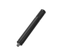 Varilla de extensión de aleación de aluminio para trípodes y palos con interfaces roscadas de 1/4 pulgadas de largo