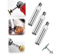 Varilla de extensión de amoladora angular, 2025 nueva palanca adaptador de máquina pulidora de rosca M10/M14, extensión de amoladora angular para amoladora angular de 100 tipos (3 unidades, M10 80 mm)