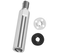 Varilla de extensión de amoladora angular, rosca M10, accesorios de amoladora angular gruesa de acero con placas de presión, tuerca para cabezales de molienda, ruedas