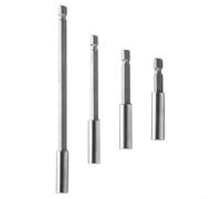 Varilla de extensión de broca de acero endurecido 45# de 1/4 pulgadas de cambio rápido vástago hexagonal para una retención fiable de la broca y durabilidad