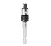 Varilla de extensión de broca de conexión rápida de 1/4 pulgadas con acabado inoxidable y compactada para un cambio eficiente de herramientas y adaptador de extensión de liberación rápida