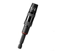 Varilla de extensión de broca de destornillador giratoria de 360 grados, adaptador magnético de cambio rápido con vástago hexagonal de 1/4 pulgadas para taladros, controladores y enchufes en espacios