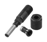 Varilla de extensión de broca de enrutador con pinza, vástago de 1/4 o 8 mm o 1/2, perfecta para procesos de grabado y fresado (6,35 mm)