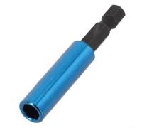 Varilla de extensión de brocas de tornillo con soporte de cambio rápido vástago hexagonal de 1/4 pulgadas compatible con lote de aire neumático, taladro eléctrico y controladores de carga (60 mm)