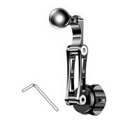 Varilla de extensión de cabeza con función de rotación y brazo de extensión de junta de 17 mm para soporte de teléfono de ventilación de aire del coche