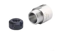 Varilla de extensión de husillo para máquina de grabado, Er Chuck Tuerca de conversión, husillo de junta para extensión de rotor, accesorios de motor (ER16-ER16 con tuerca)
