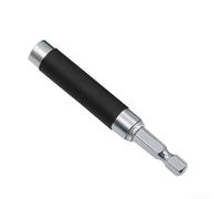 Varilla de extensión de junta hexagonal para taladro de vástago hexagonal de 1/4 de pulgada, 80 mm, 120 mm, 140 mm, soporte magnético con agarre de goma antideslizante, chapado en aleación de zinc (80