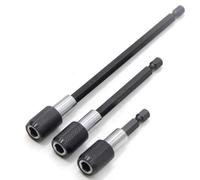 Varilla de extensión de liberación rápida de 3 piezas, manejo conveniente y construcción robusta para proyectos domésticos y de taller, herramienta de acero